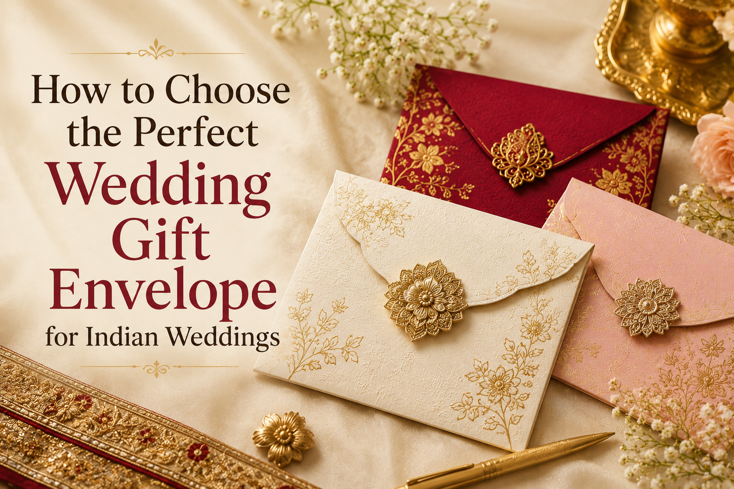 How to Choose the Perfect Wedding Gift Envelope for Indian Weddings