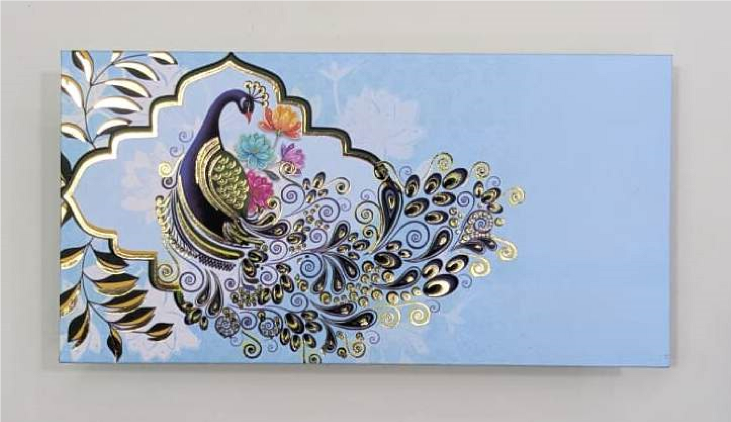 Money Gift Envelope (BULK-SALE) (Qty.100), 300GSM, P#E*7002, INDIAN WEDDING COLLECTION