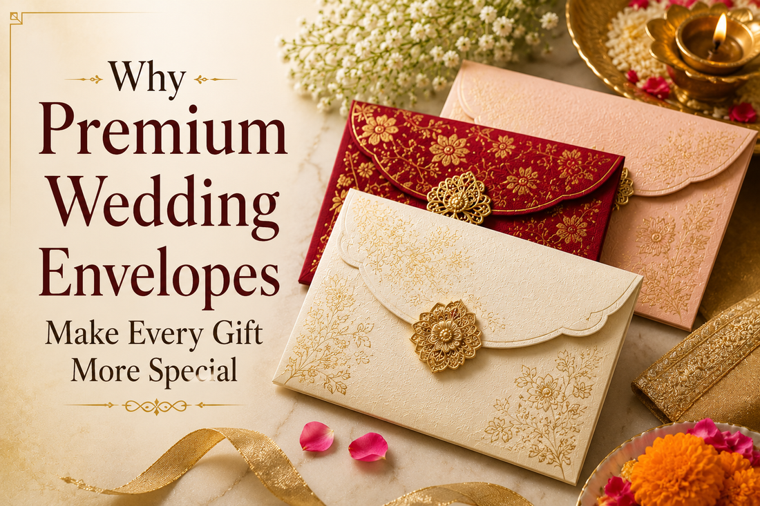 Why Premium Wedding Envelopes Make Every Gift More Special