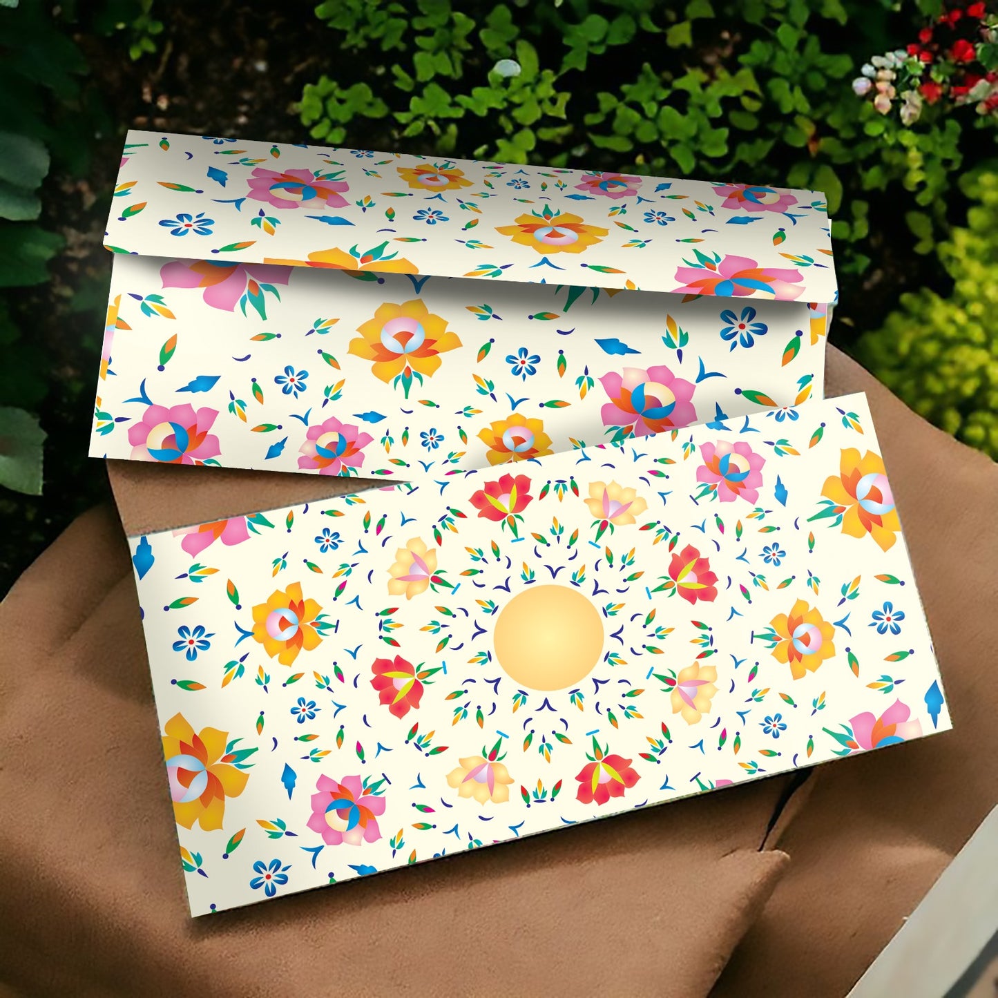 Money Gift Envelope (Qty.05) P#E101, 250GSM, INDIAN WEDDING CASH GIFT ENVELOPE