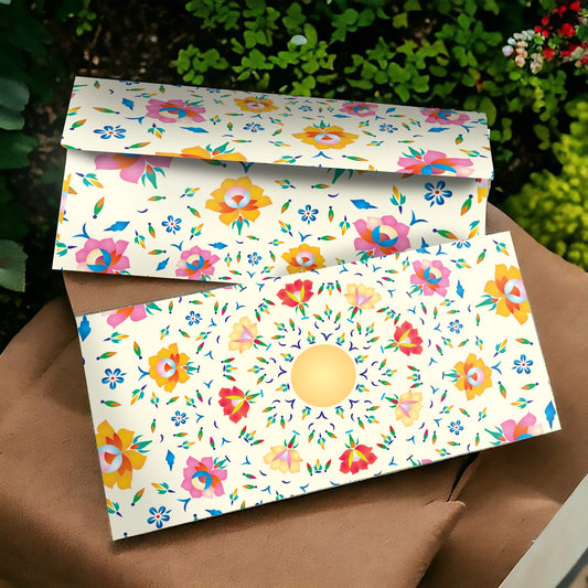 Money Gift Envelope (Qty.05) P#E101, 250GSM, INDIAN WEDDING CASH GIFT ENVELOPE